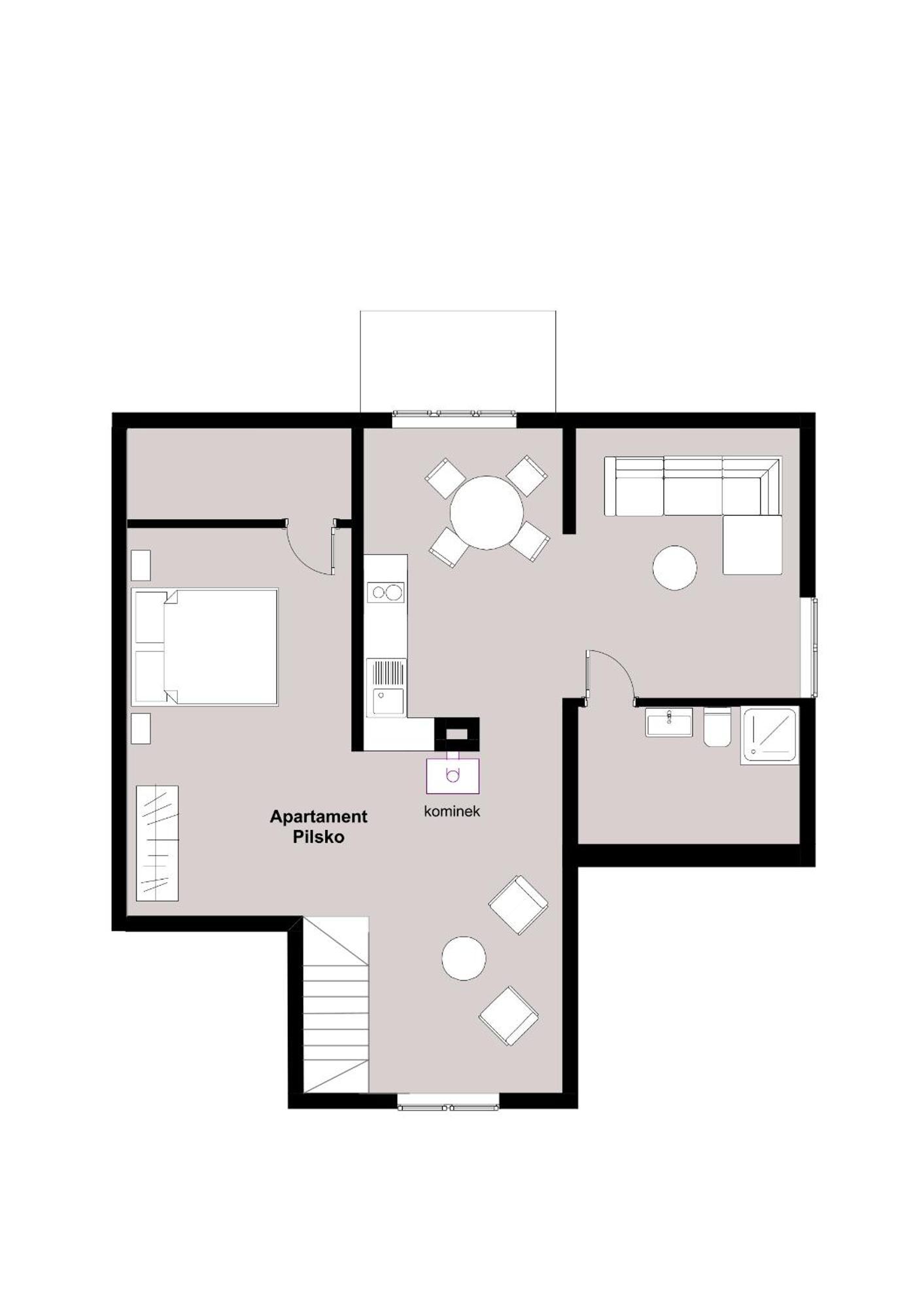 W Deski Dom Apartamenty Krzyżowa Extérieur photo